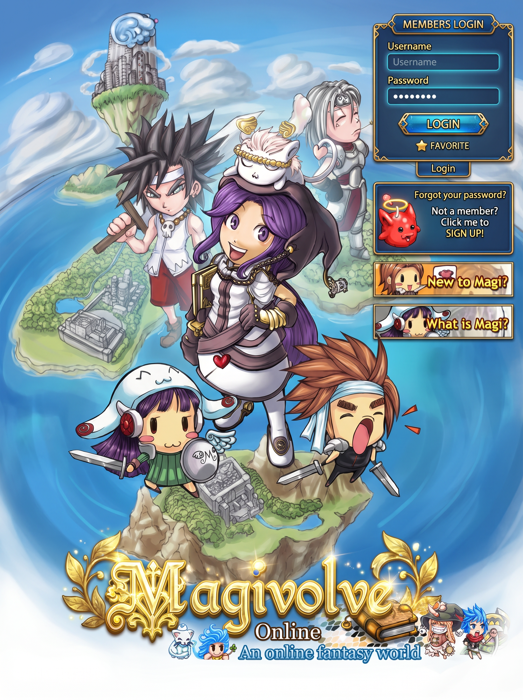 MagiVolve portal artwork